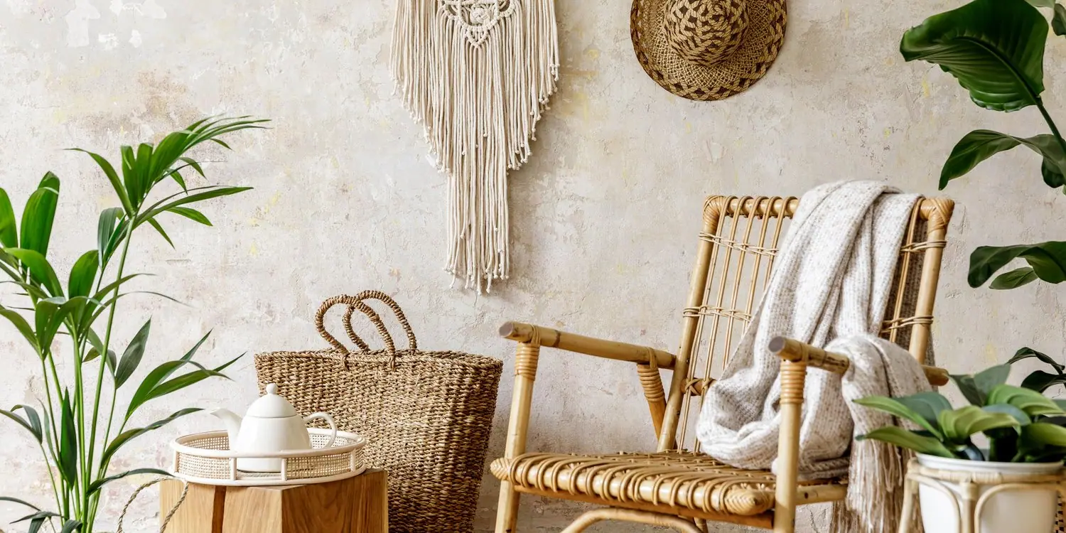 Styl boho we wnętrzach: tekstylia i naturalne materiały