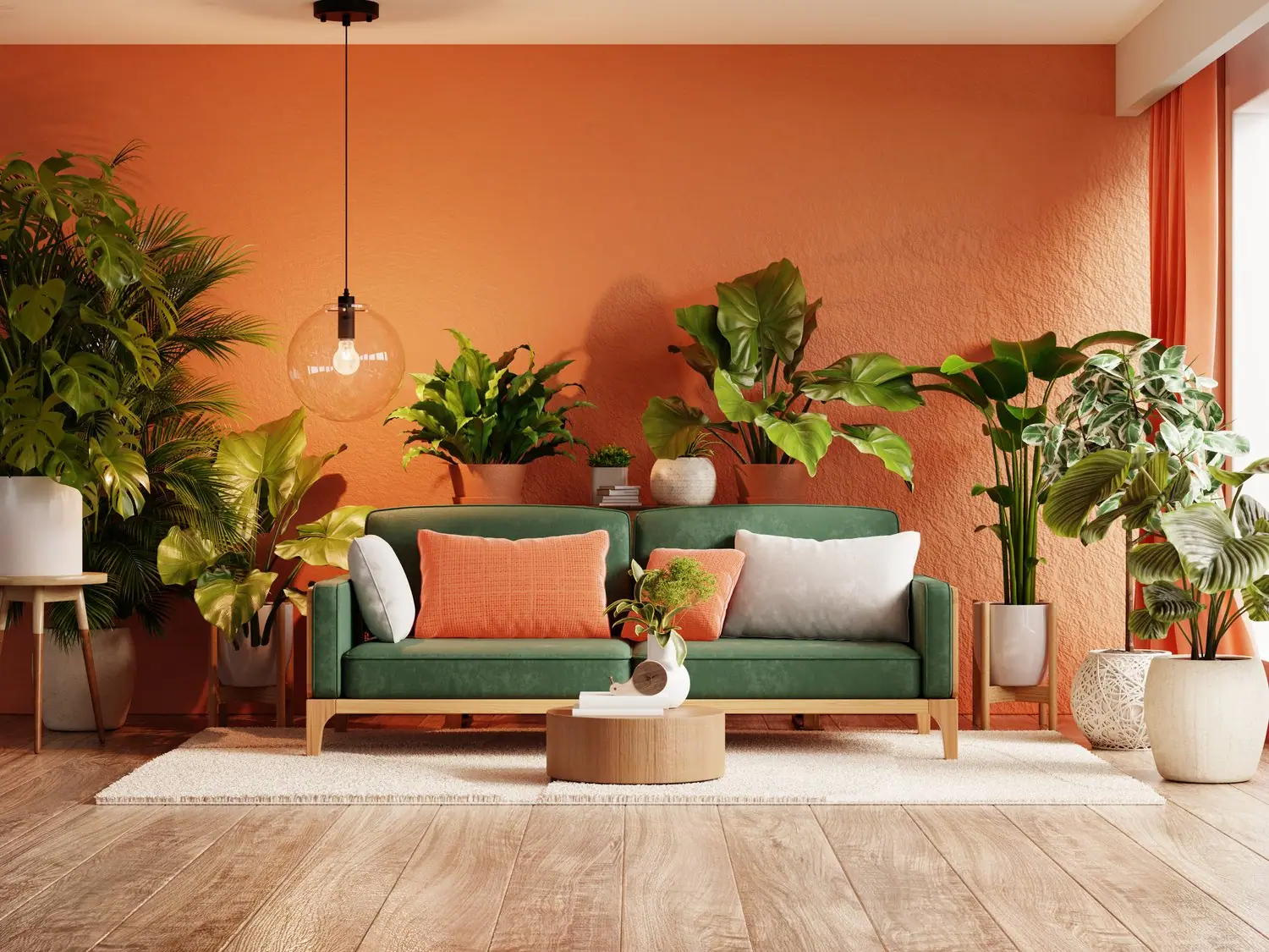 Styl tropikalny we wnętrzach: urban jungle z charakterem